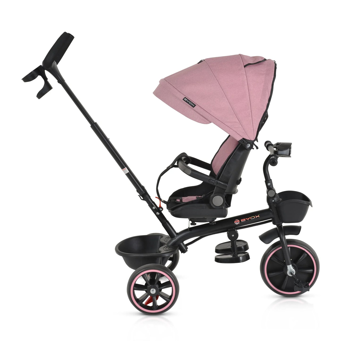Triciclo Byox Summer fronte mamma/fronte strada rosa