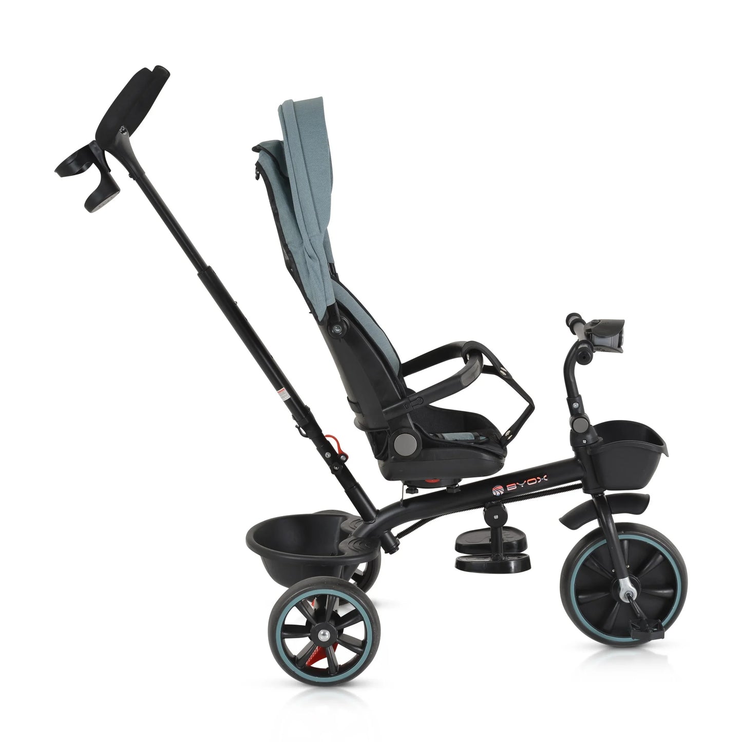 Triciclo Byox Summer fronte mamma/fronte strada azzurro