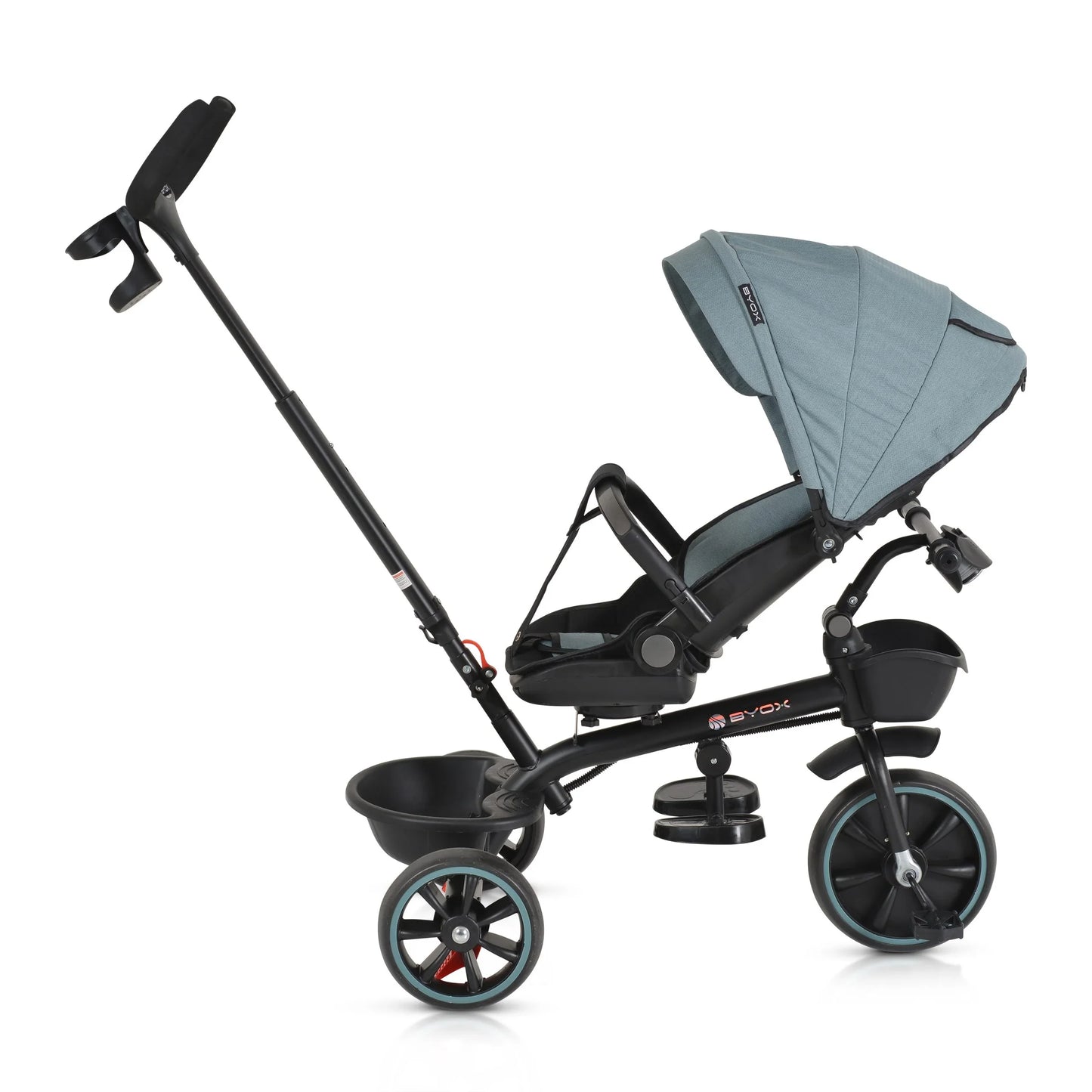 Triciclo Byox Summer fronte mamma/fronte strada azzurro