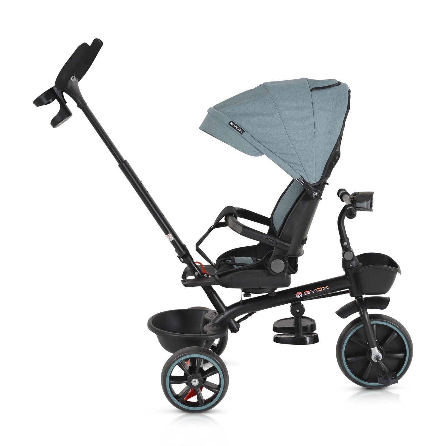 Triciclo Byox Summer fronte mamma/fronte strada azzurro
