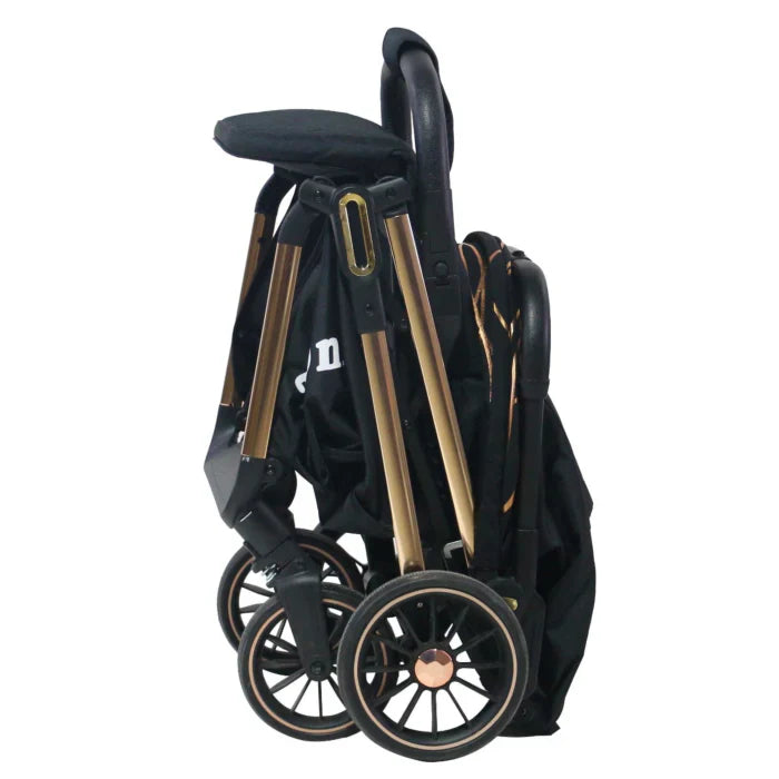 Passeggino Leggero Leonie Automatico con Coprigambe e Zainetto