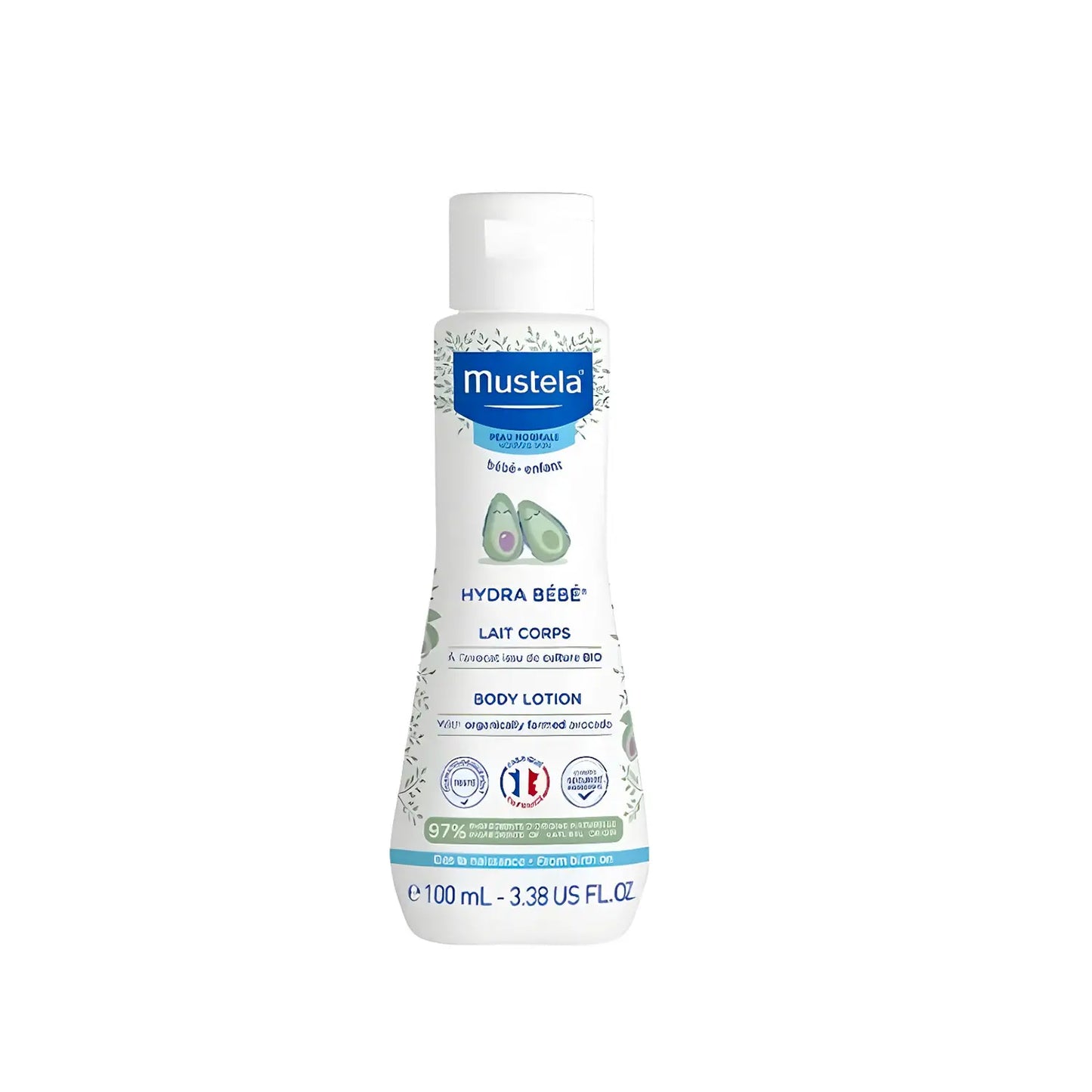 Mustela Kit Viaggio Latte Solare 40ML + Hydra Bebè Corpo 100Ml + Det. Del. 100ML
