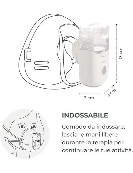 Aerosol Mesh Nuvita Indossabile e Portatile