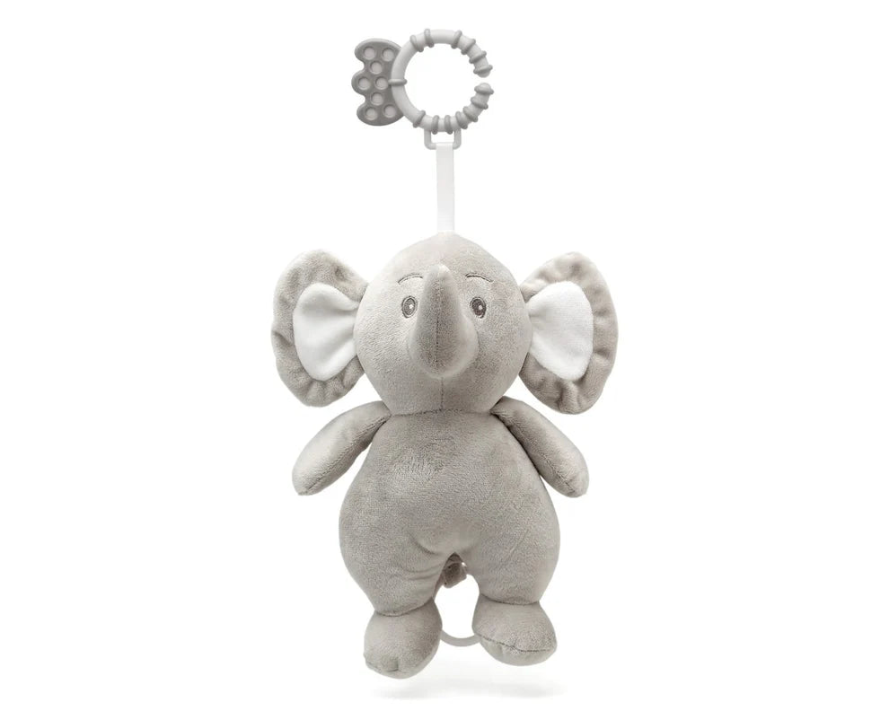 Peluche Carillon Massaggiagengive Musicale Elefante KioKids Grigio