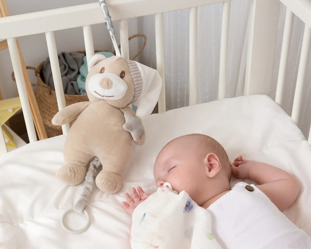Peluche Carillon Massaggiagengive Musicale Orso KioKids Beige