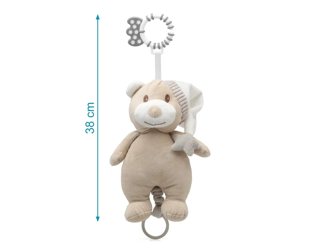 Peluche Carillon Massaggiagengive Musicale Orso KioKids Beige