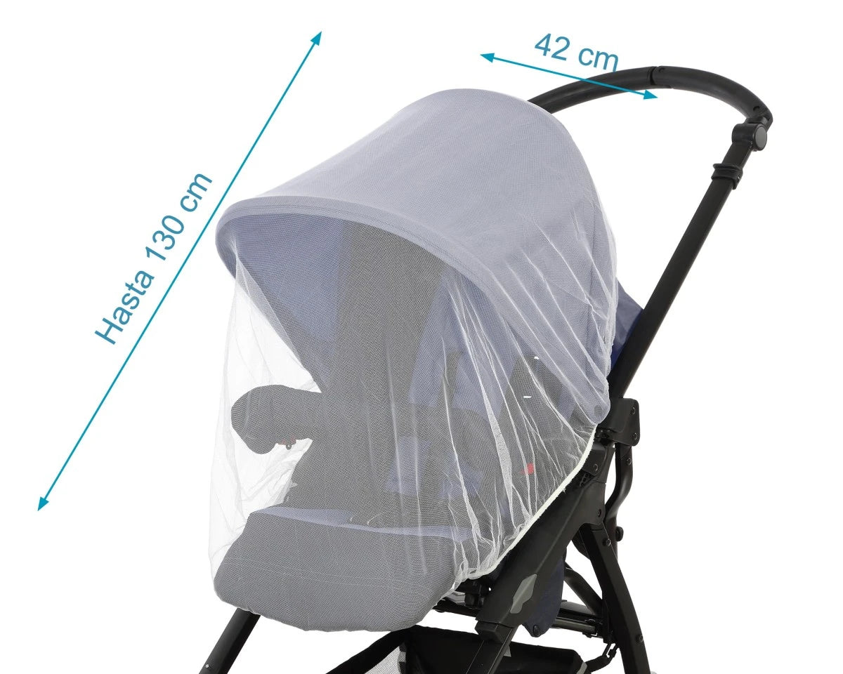 Zanzariera per passeggino bianco