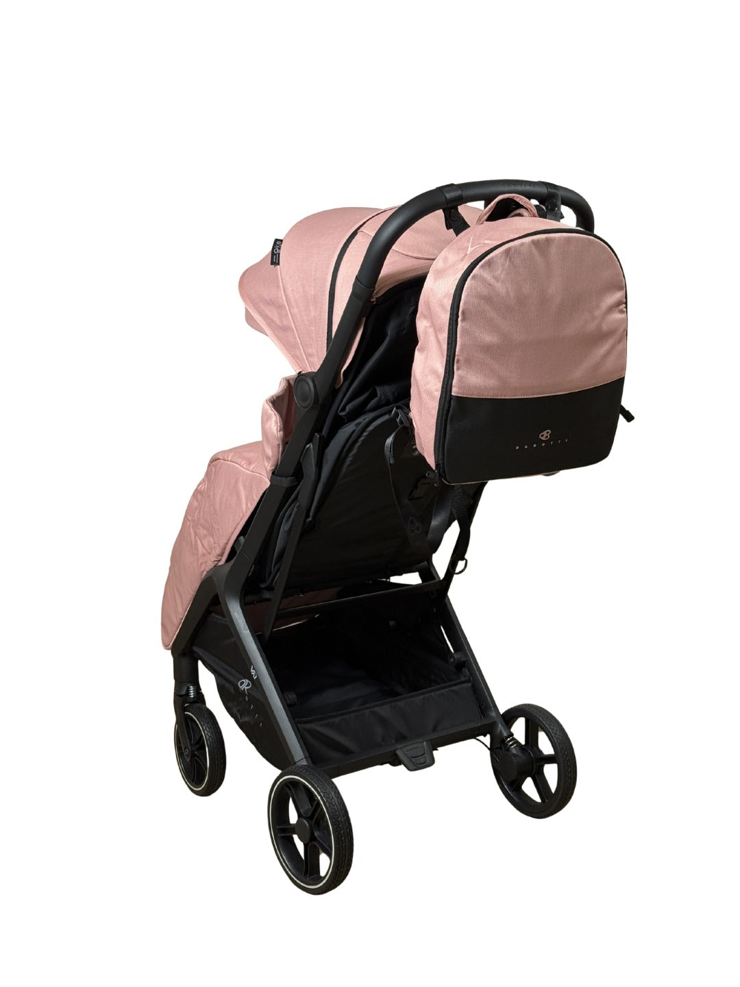 Passeggino Leggero New Barotti Vai con Borsa e Coprigambe Rosa