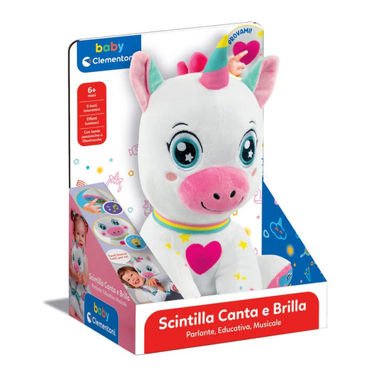 Clementoni Scintilla Unicorno Canta e Brilla
