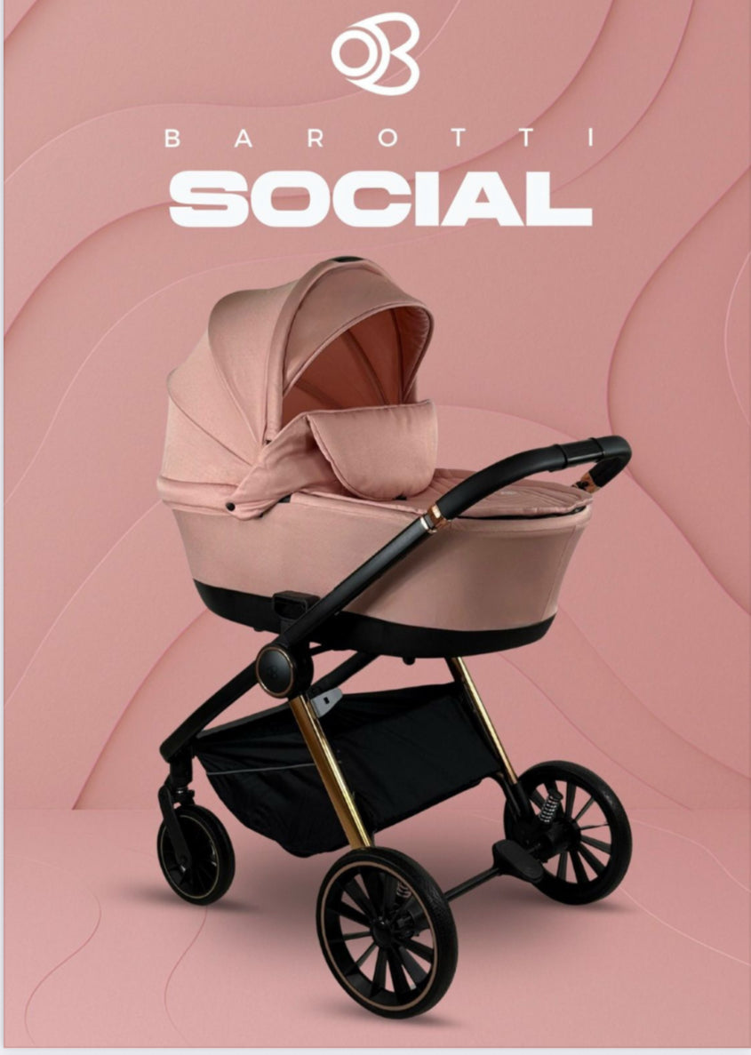 Trio Barotti Social Rosa