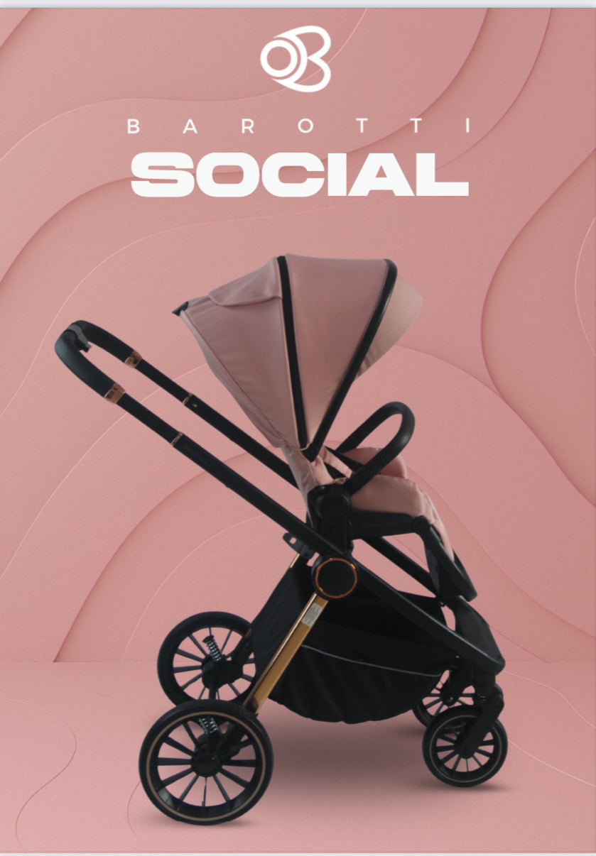 Trio Barotti Social Rosa