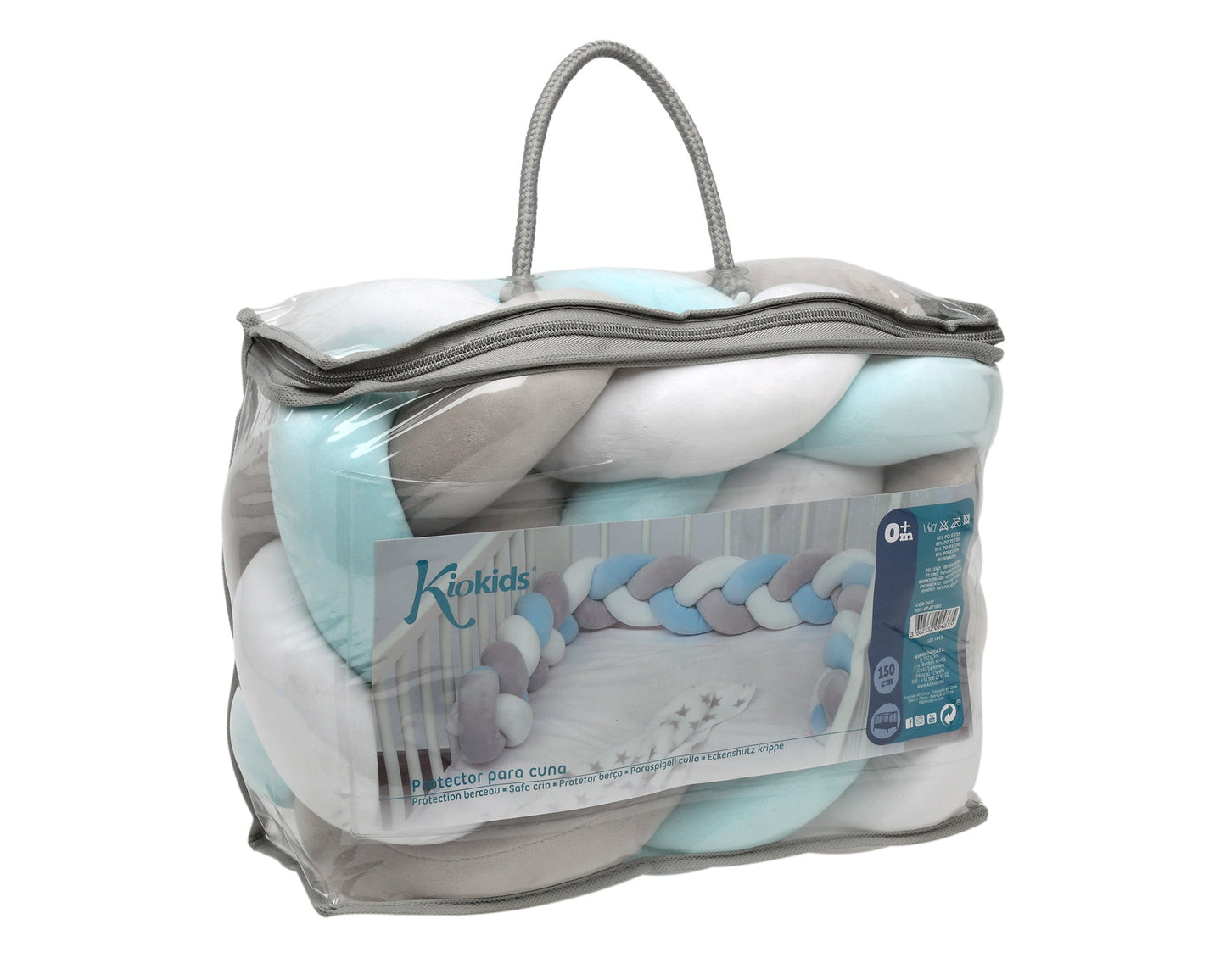 Treccia Paracolpi KioKids 1.50M Azzurra/Grigia