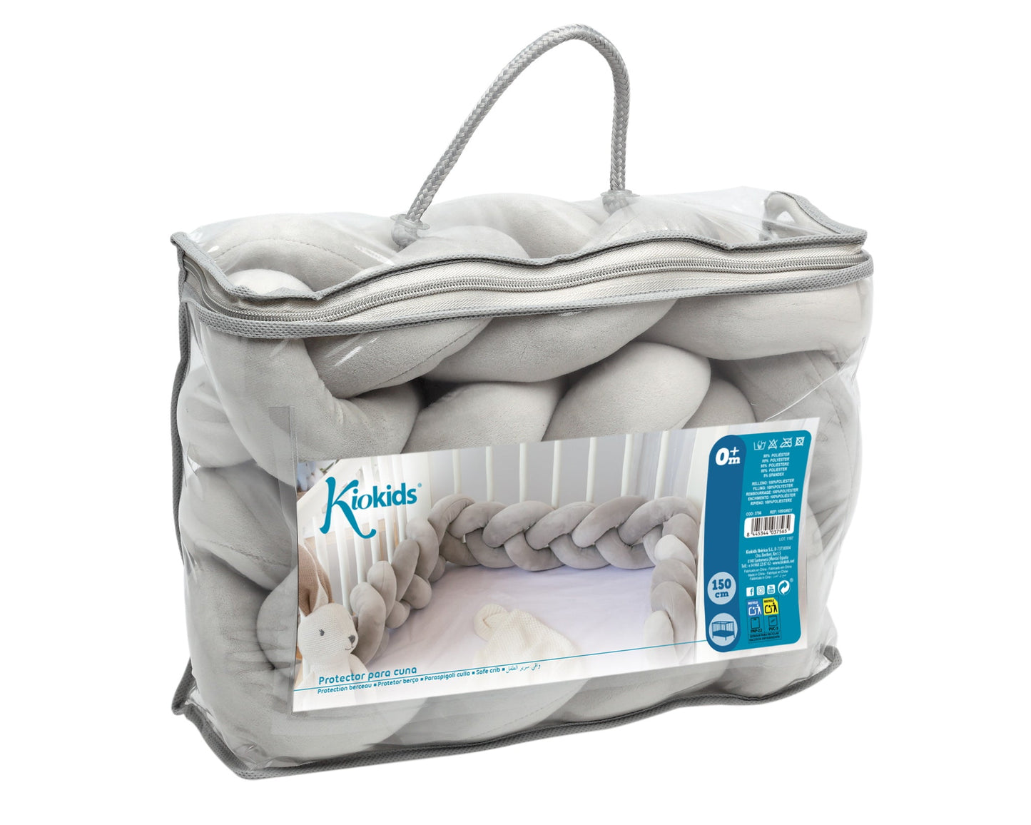 Treccia Paracolpi KioKids 1.50M Grigia