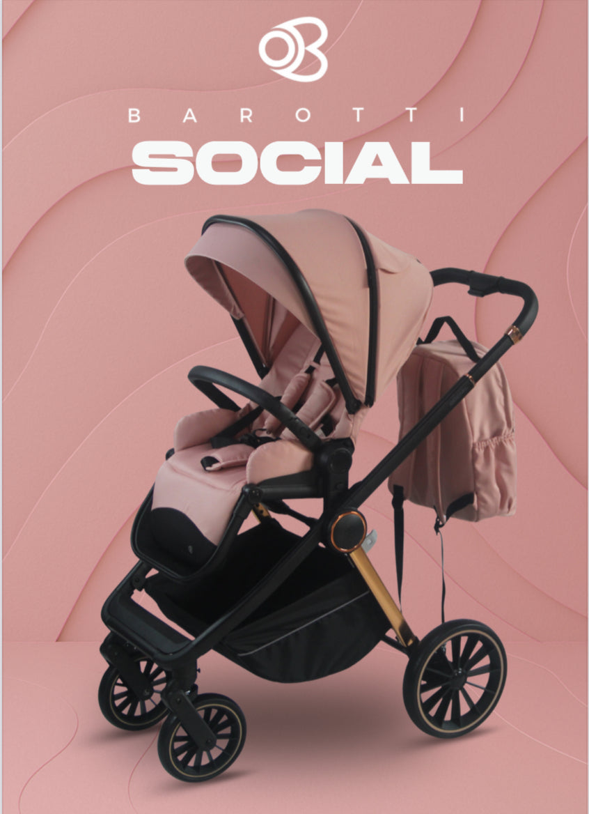 Trio Barotti Social Rosa