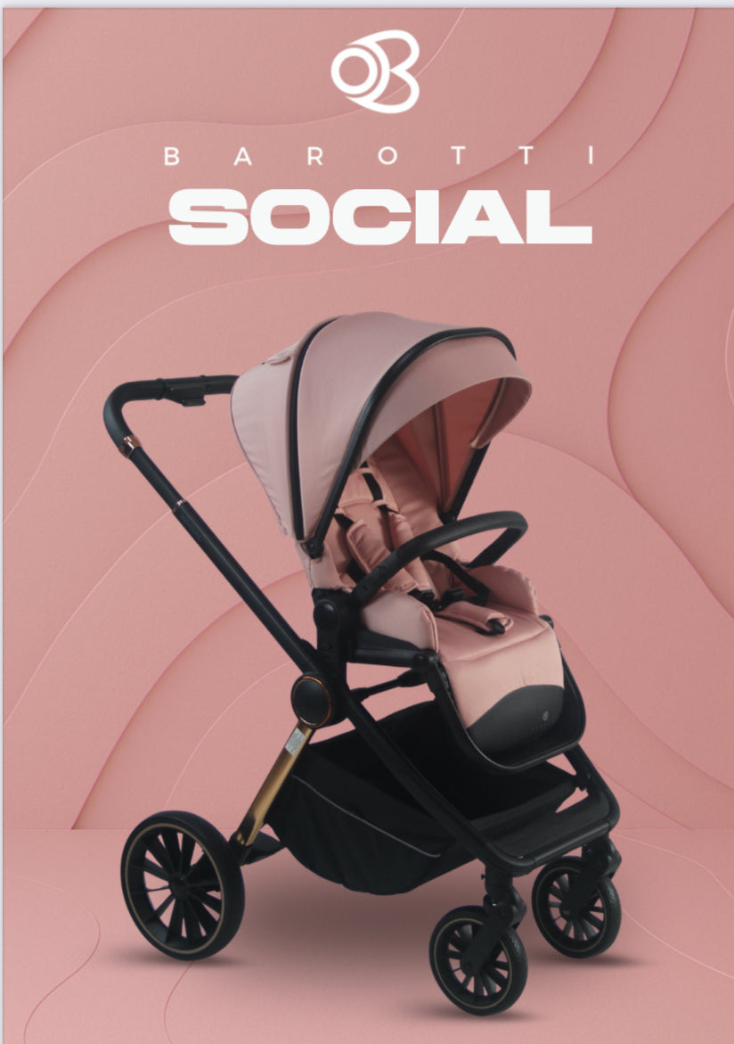 Trio Barotti Social Rosa