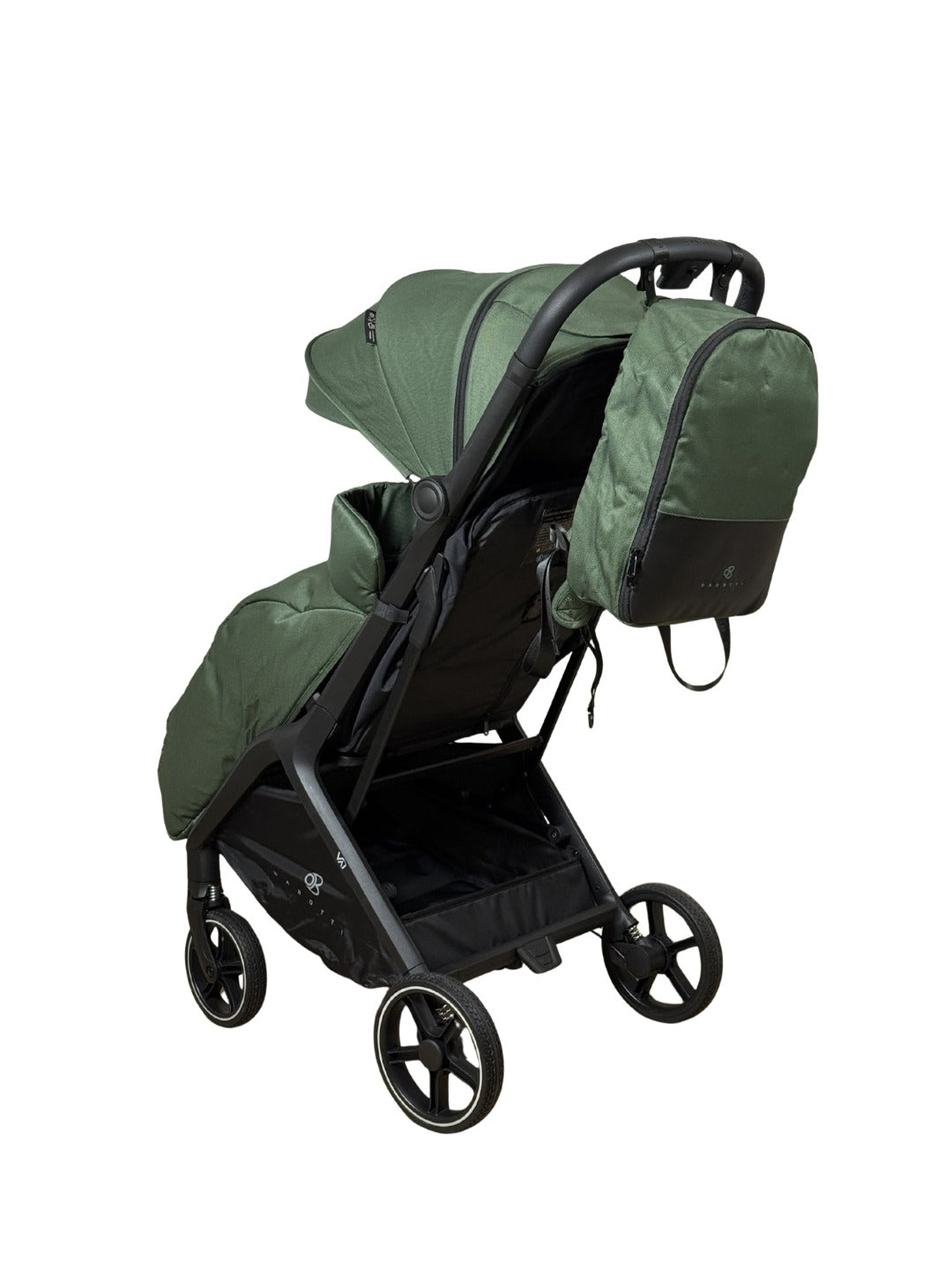 Passeggino Leggero New Barotti Vai con Borsa e Coprigambe Verde
