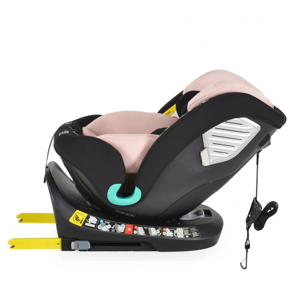 Seggiolino Auto Moni Serengeti 360° I-Size 40-150cm Rosa