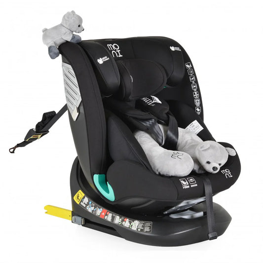 Seggiolino Auto Moni Serengeti I-Size 40-150cm Nero