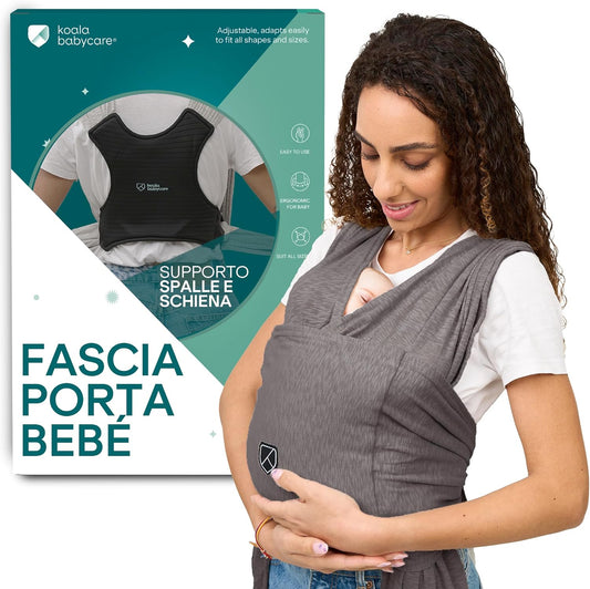 Fascia neonato Koala Cuddle Band Grigia