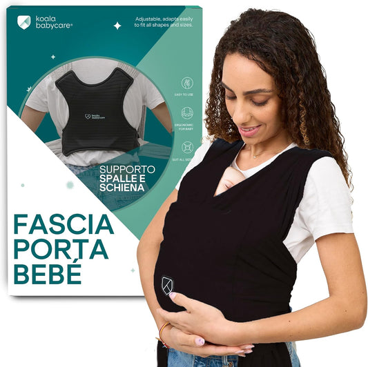 Fascia neonato Koala Cuddle Band Nera
