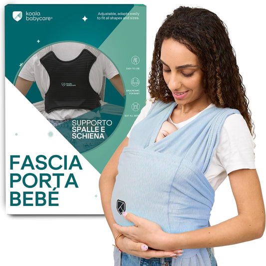 Fascia neonato Koala Cuddle Band Azzurra