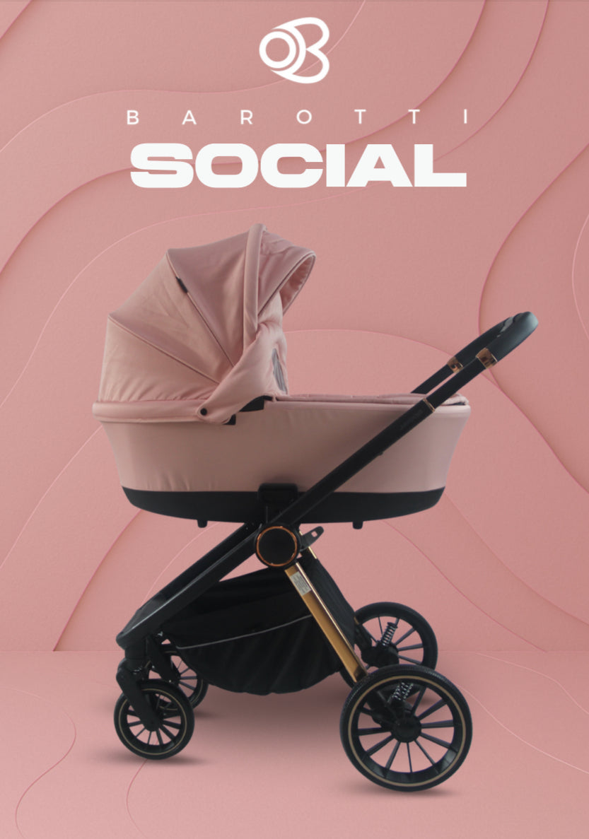 Trio Barotti Social Rosa