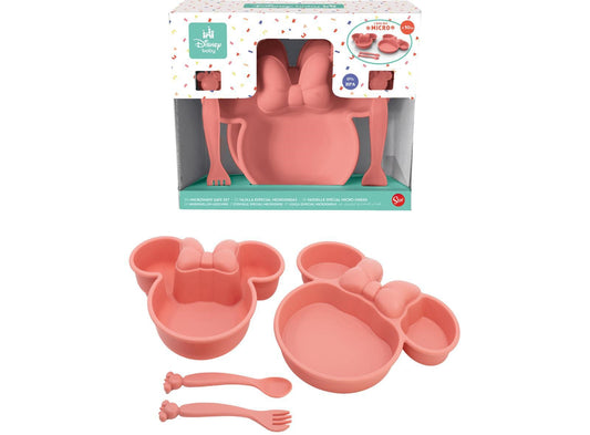MINNIE GIFT BOX 4 PZ PIATTI + POSATE PP