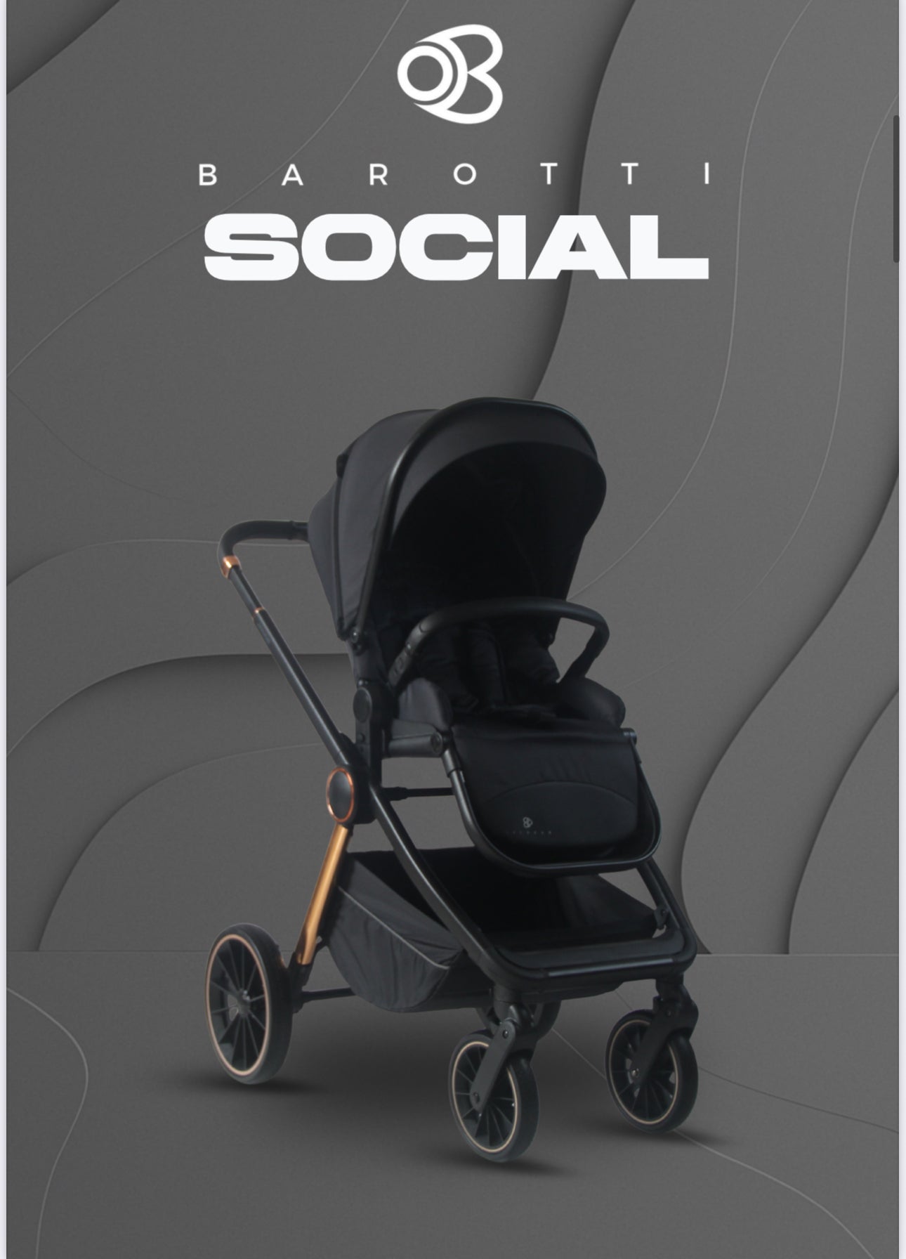 Trio Barotti Social Nero