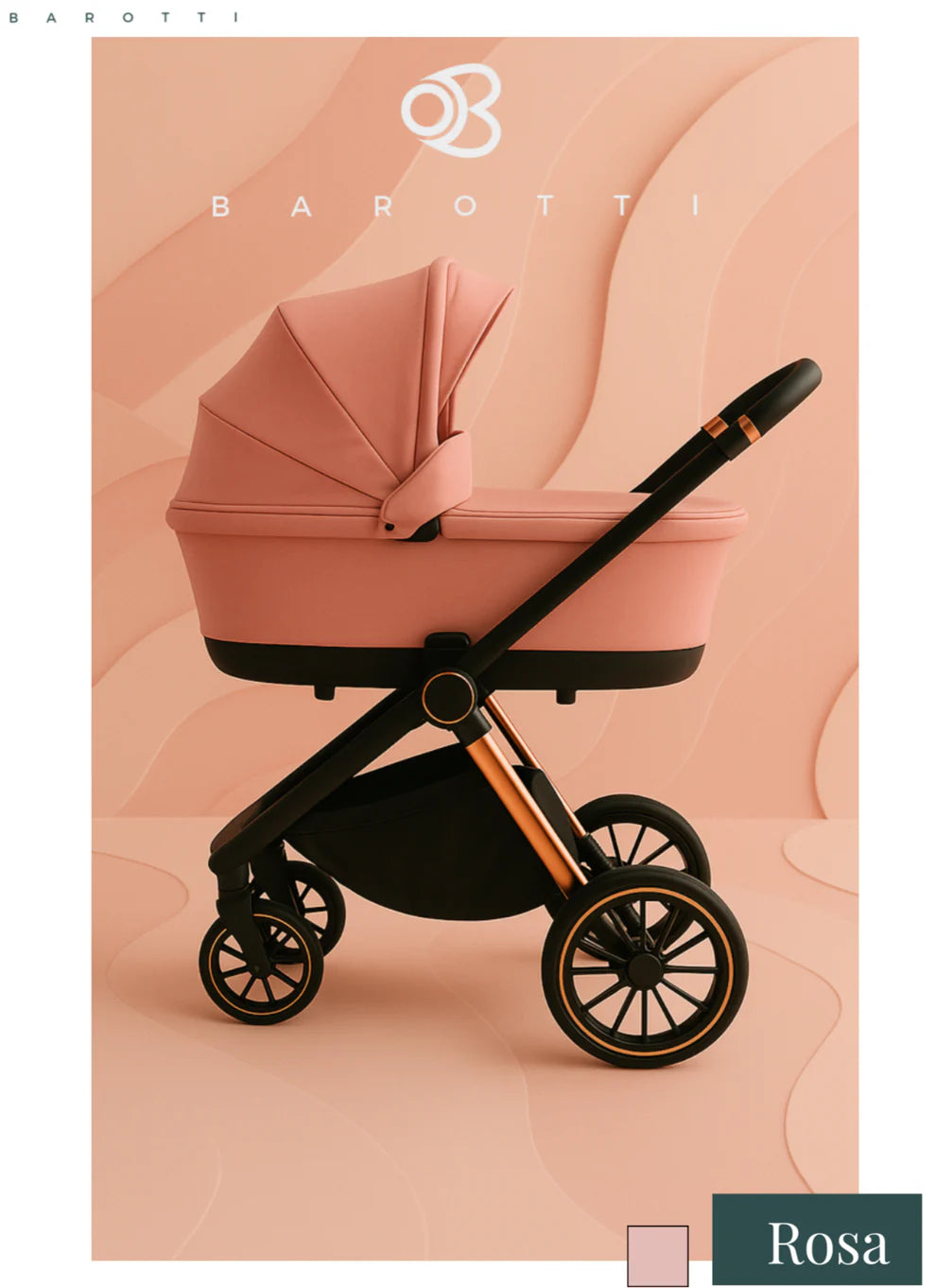 Trio Barotti Social Rosa