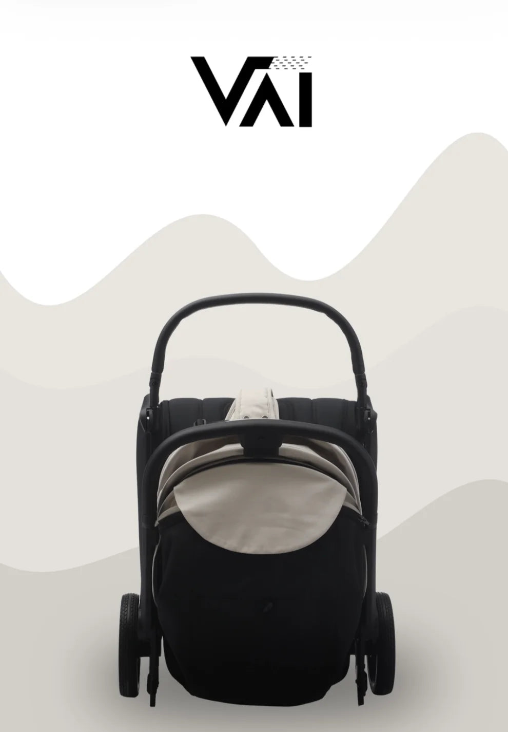 Passeggino Leggero New Barotti Vai con Borsa e Coprigambe Beige