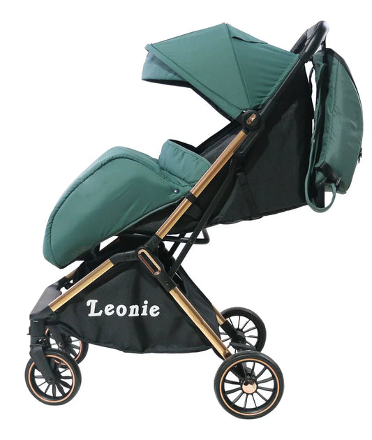 Passeggino Leggero Leonie Automatico con Coprigambe e Zainetto