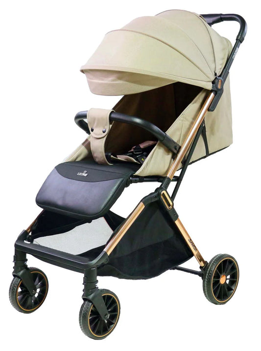 Leonie  Passeggino Leggero Leonie Samba Chiusura Automatica Completo di Borsa Omologato 0/22kg BEIGE Vari Colori