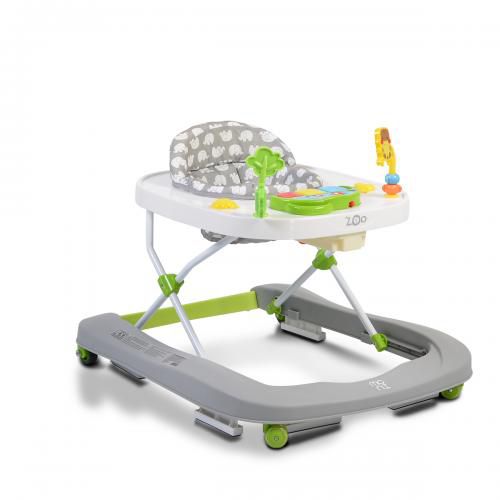 Girello Moni Zoo 2 in 1 primi passi grigio
