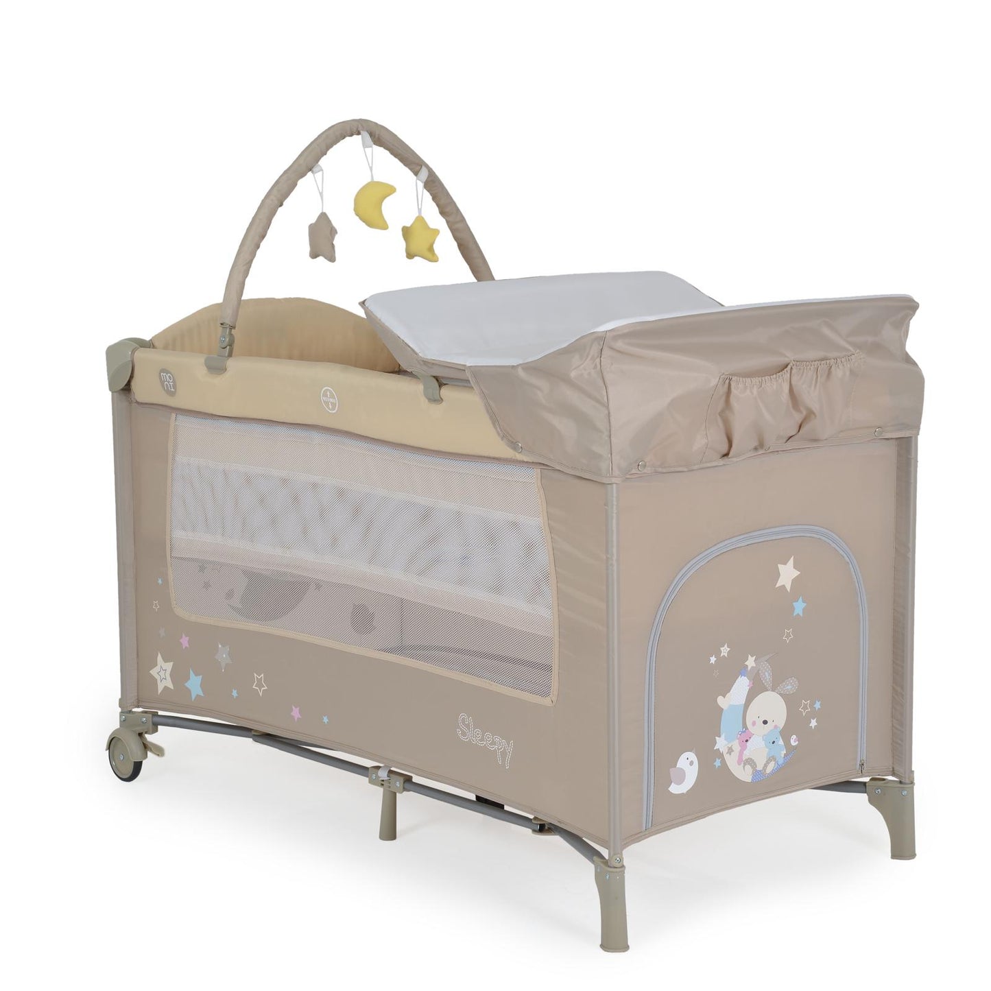 Culla Cangaroo Sleepy beige con fasciatoio