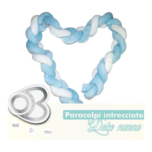 Paracolpi treccia Dolce nanna celeste