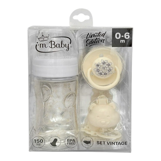 Set Vintage crema/fiori