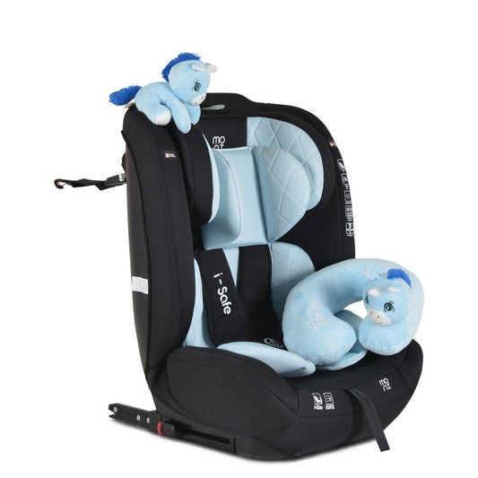 Moni Seggiolino Auto Isafe ISOFIX I-Size 76-150cm CELESTE