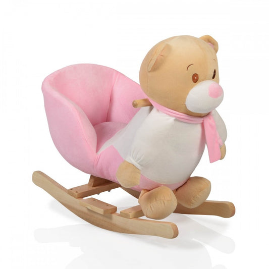Peluche a dondolo Orso pink