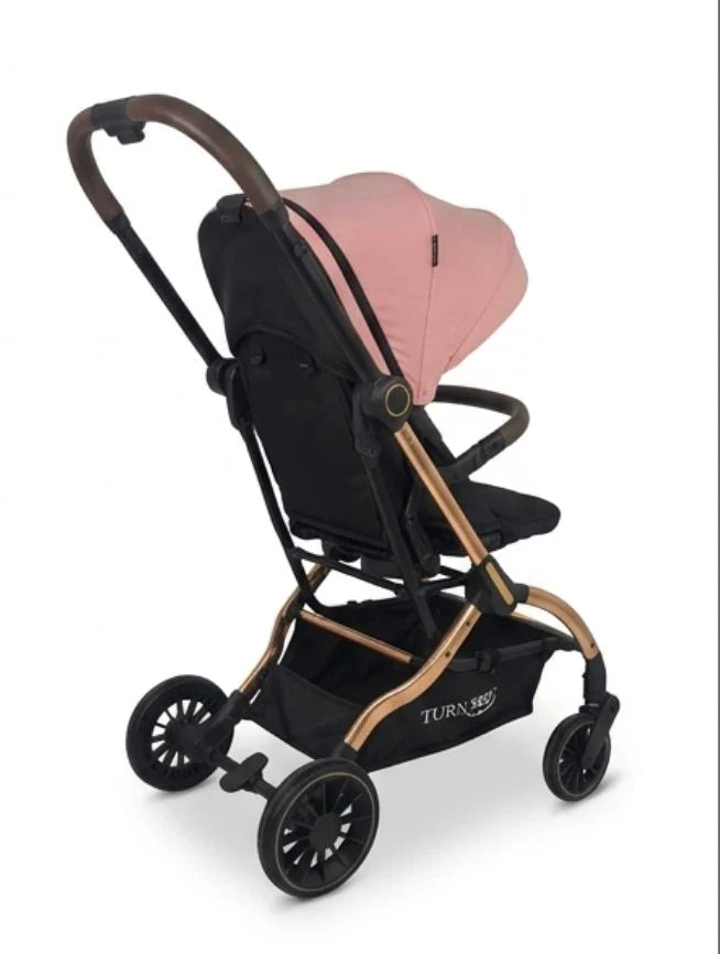 Passeggino Leonie Turn 360 Fronte Mamma e Fronte Strada con Coprigambe, Zaino e Zanzar rosaiera Vari Colori Omologato 0/22kg