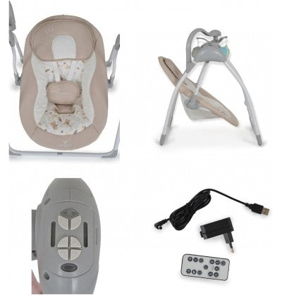 Altalena Elettrica Cangaroo Jessica Beige