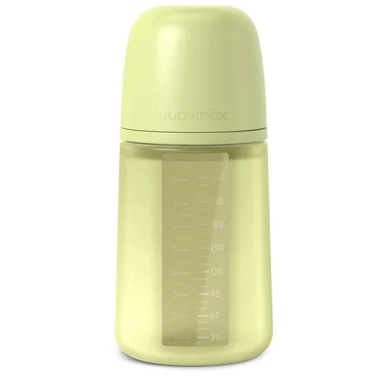 Biberon Color Essence Suavinex in Silicone 240 Ml Lime