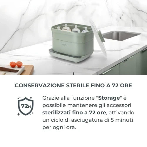 Nuvita Sterilizzatore con Asciugatura 2 in 1 SteriDry
