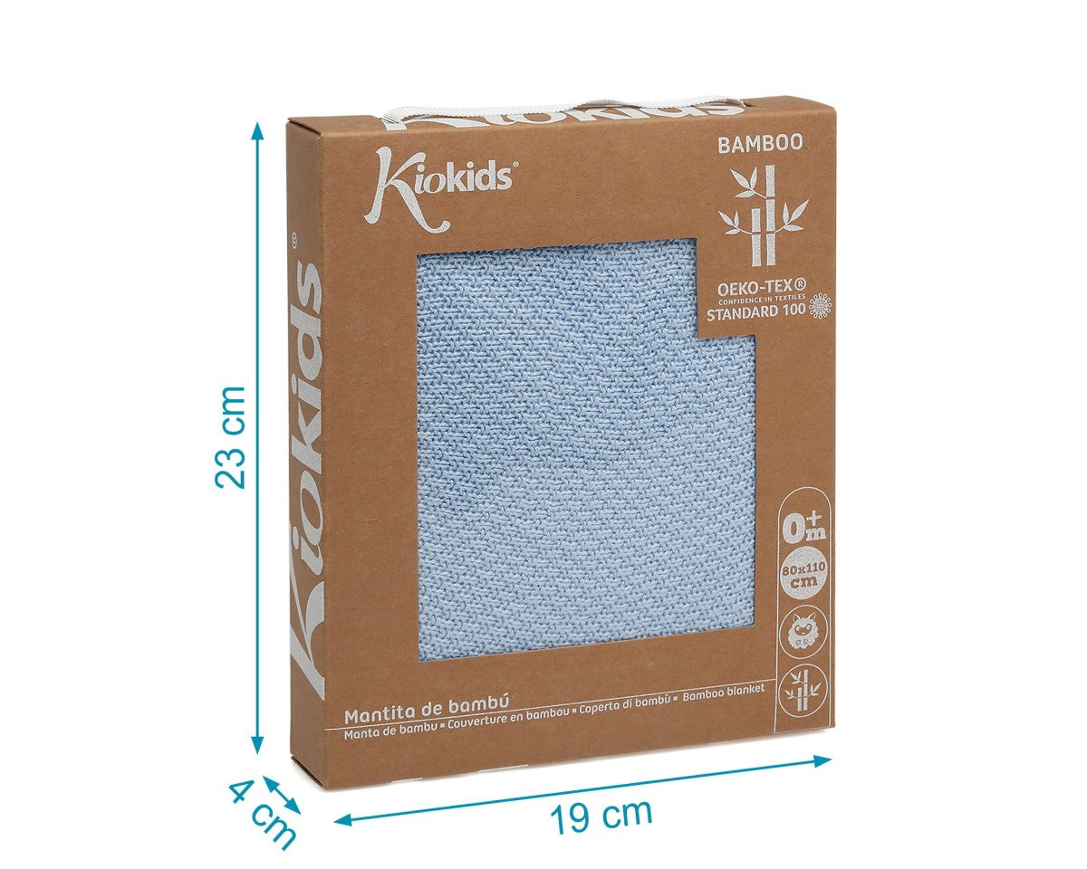 Copertina in Bambù KioKids Azzurra