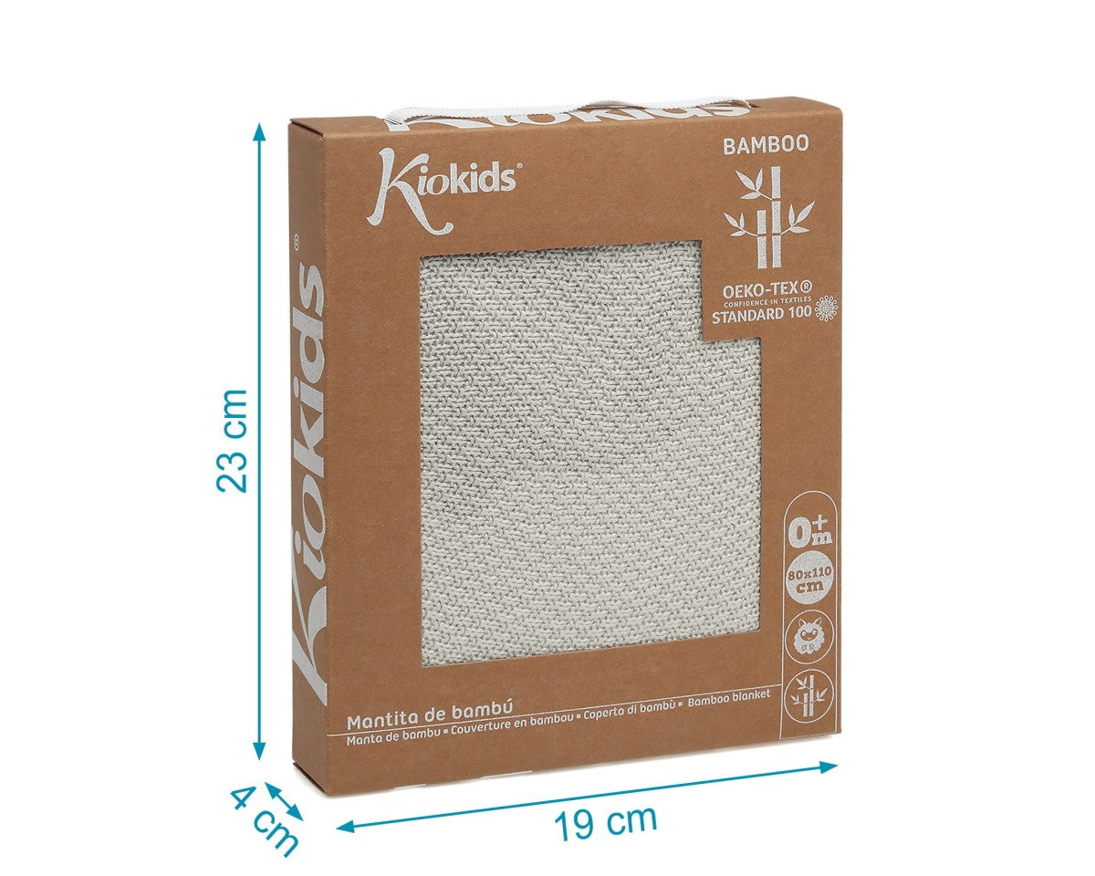 Copertina in Bambù KioKids Grigio