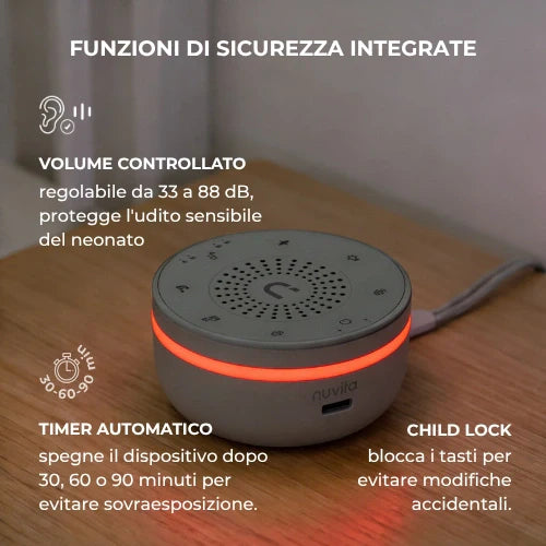 Diffusore di rumore bianco e luci notturne - Easy Dream 6620