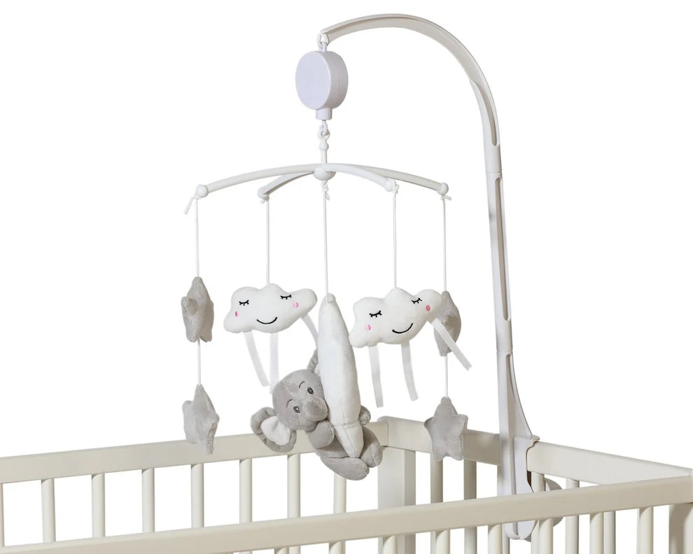 Giostrina Musicale Culla KioKids Elefante Grigio