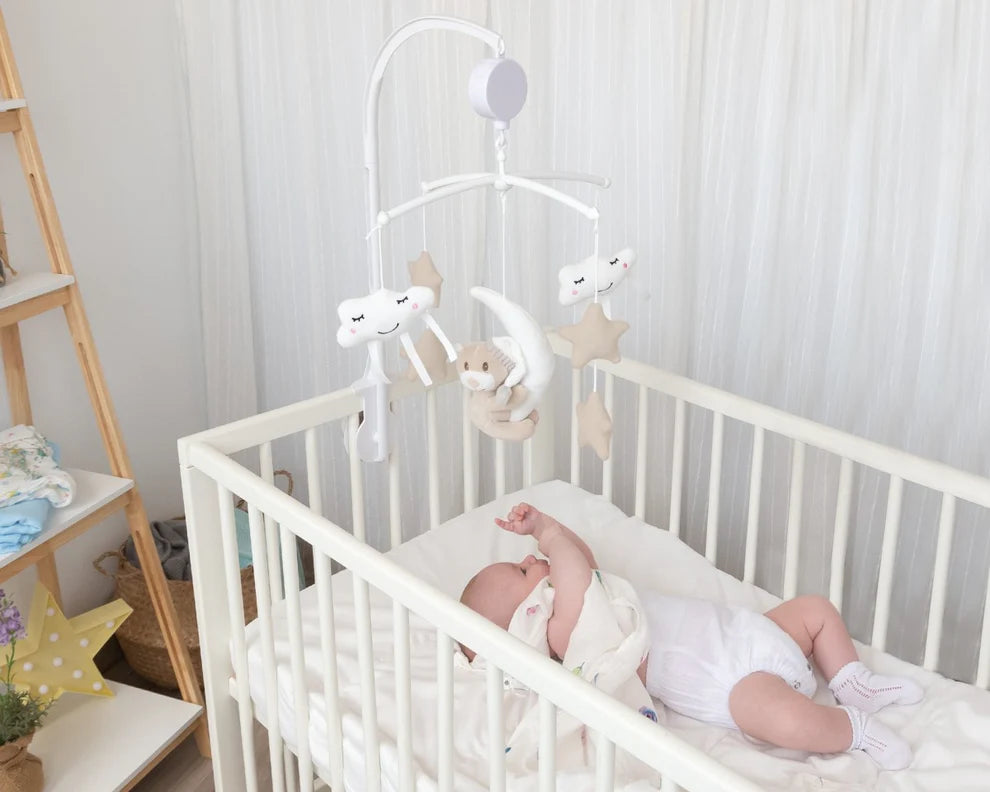 Giostrina Musicale Culla KioKids Orsetto Beige