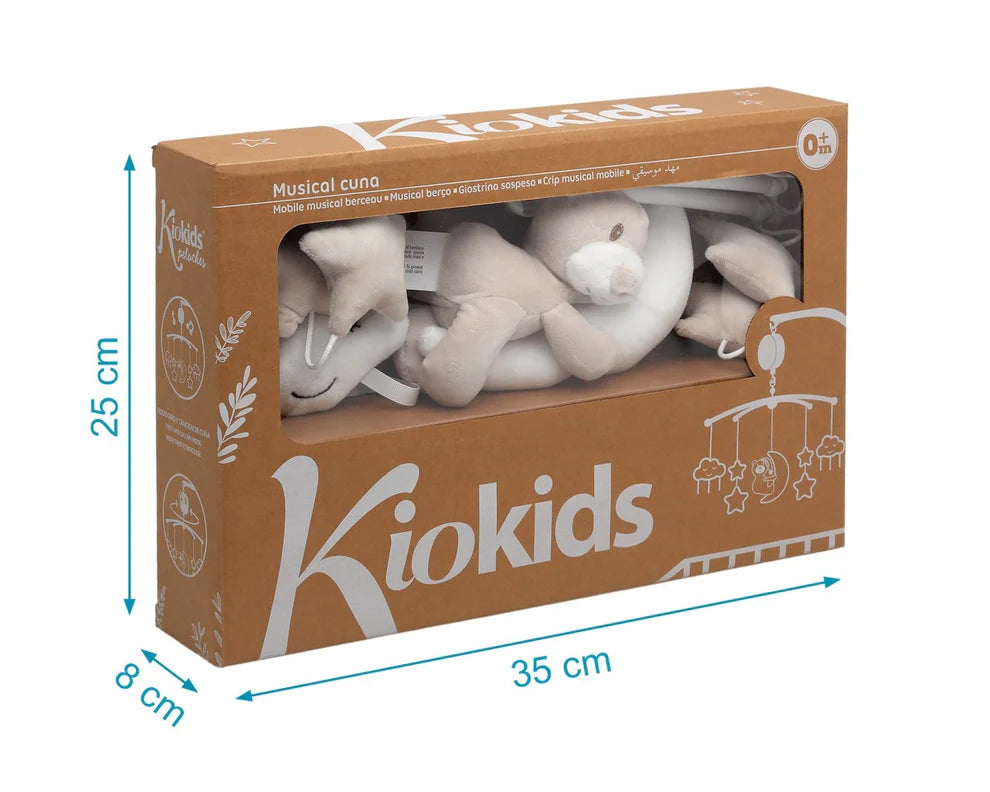 Giostrina Musicale Culla KioKids Orsetto Beige