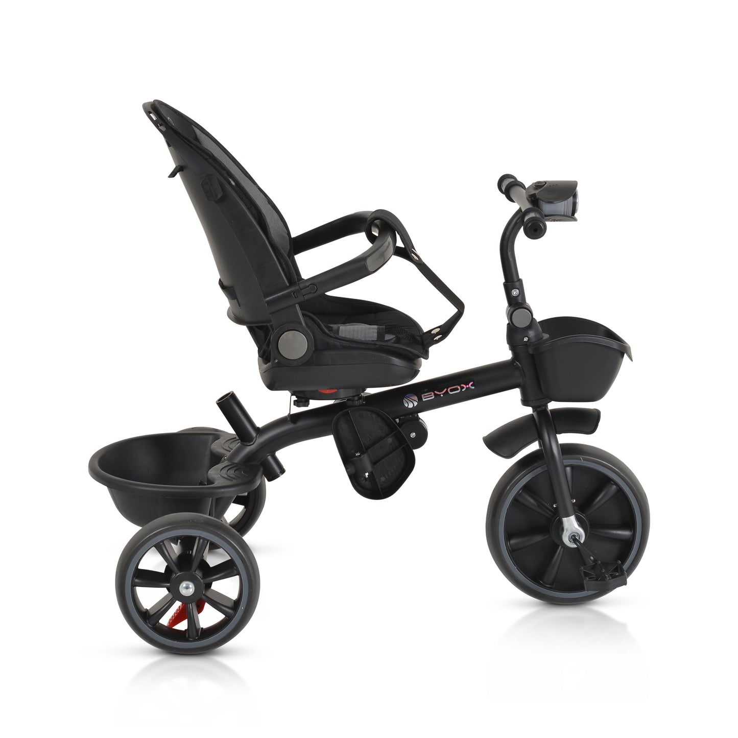 Triciclo Byox Summer Fronte Mamma/Fronte Strada Grigio