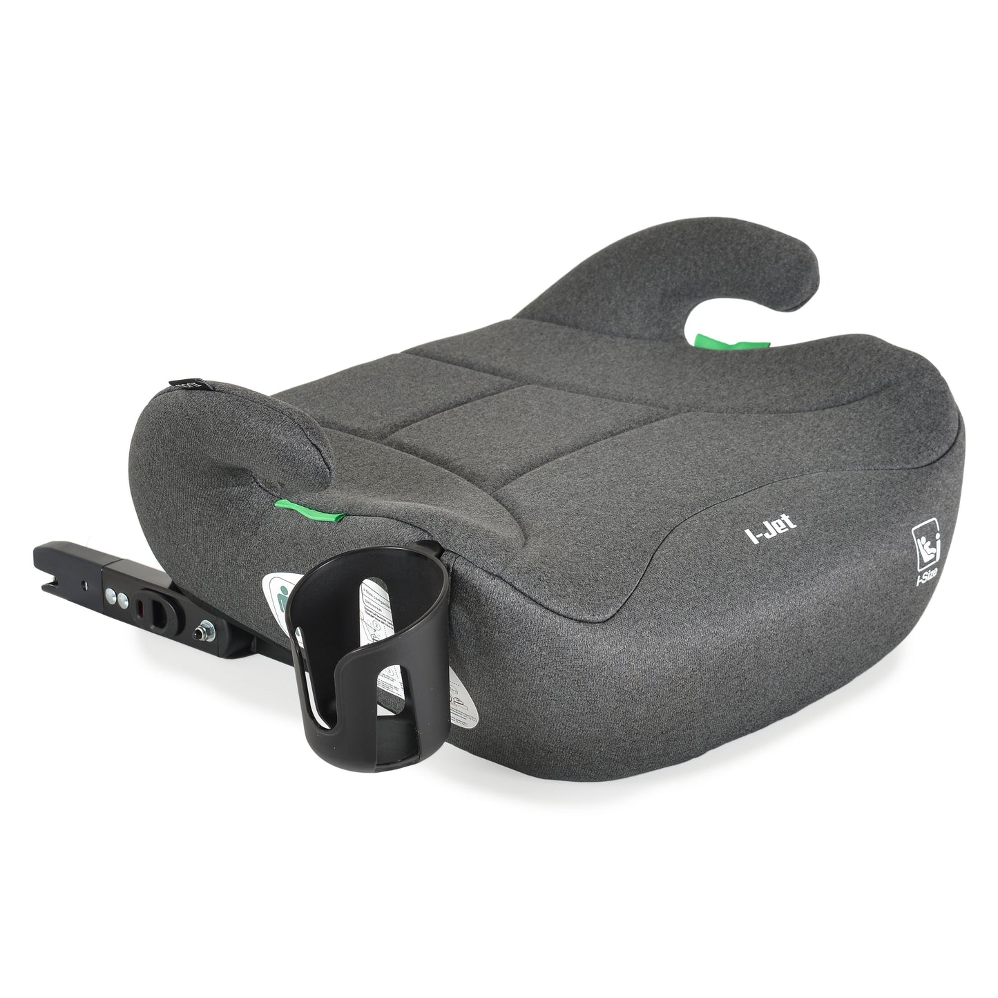 Moni Seggiolino Auto I-Jet Isofix 125-150cm Grigio